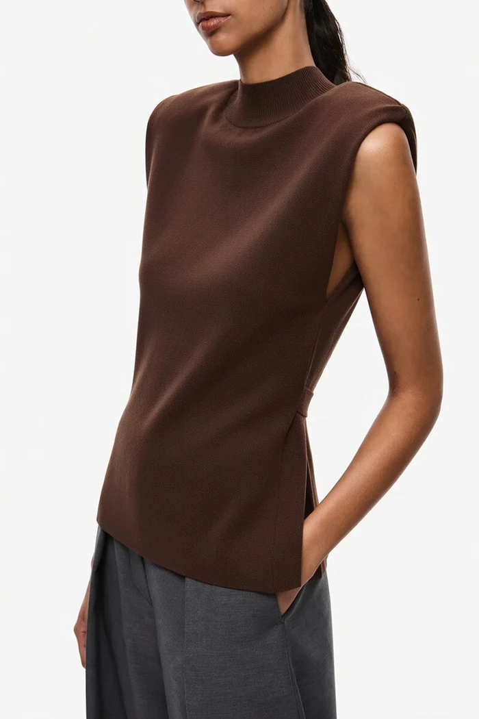 THE OPEN BACK KNIT TOP