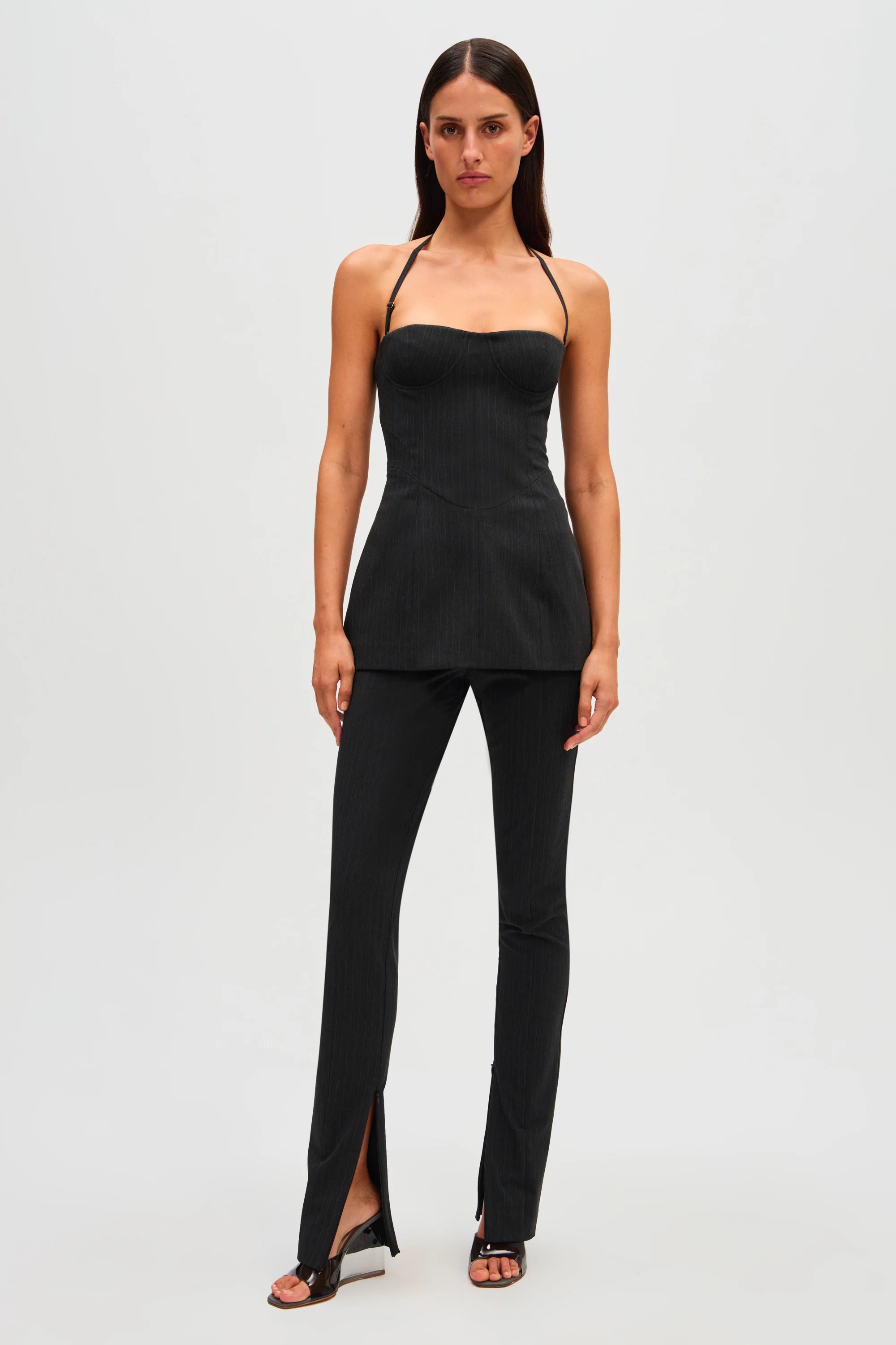 VIVIENNE PINSTRIPE TOP - Image 4
