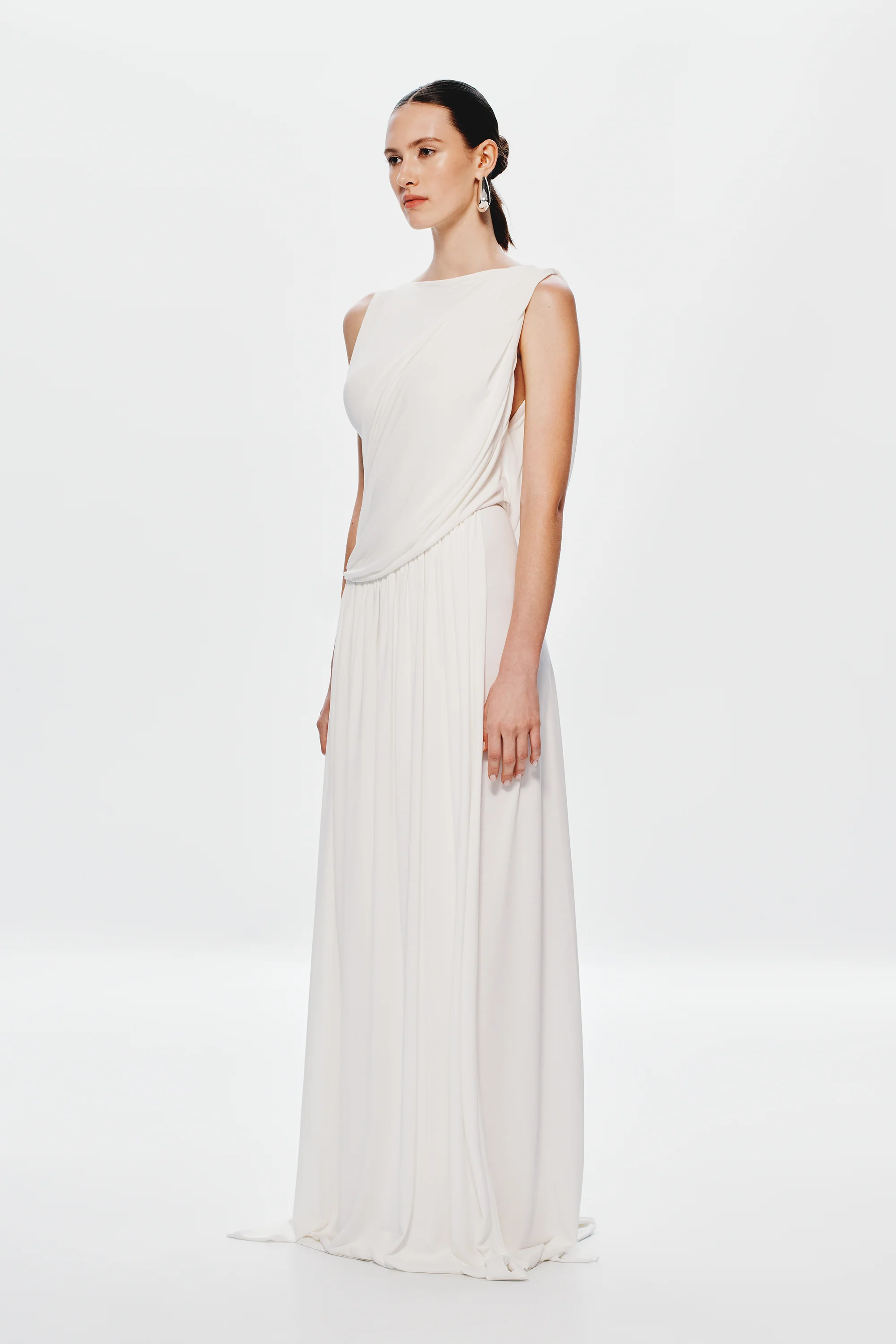 THE WATERFALL CUPRO DRESS - Image 4