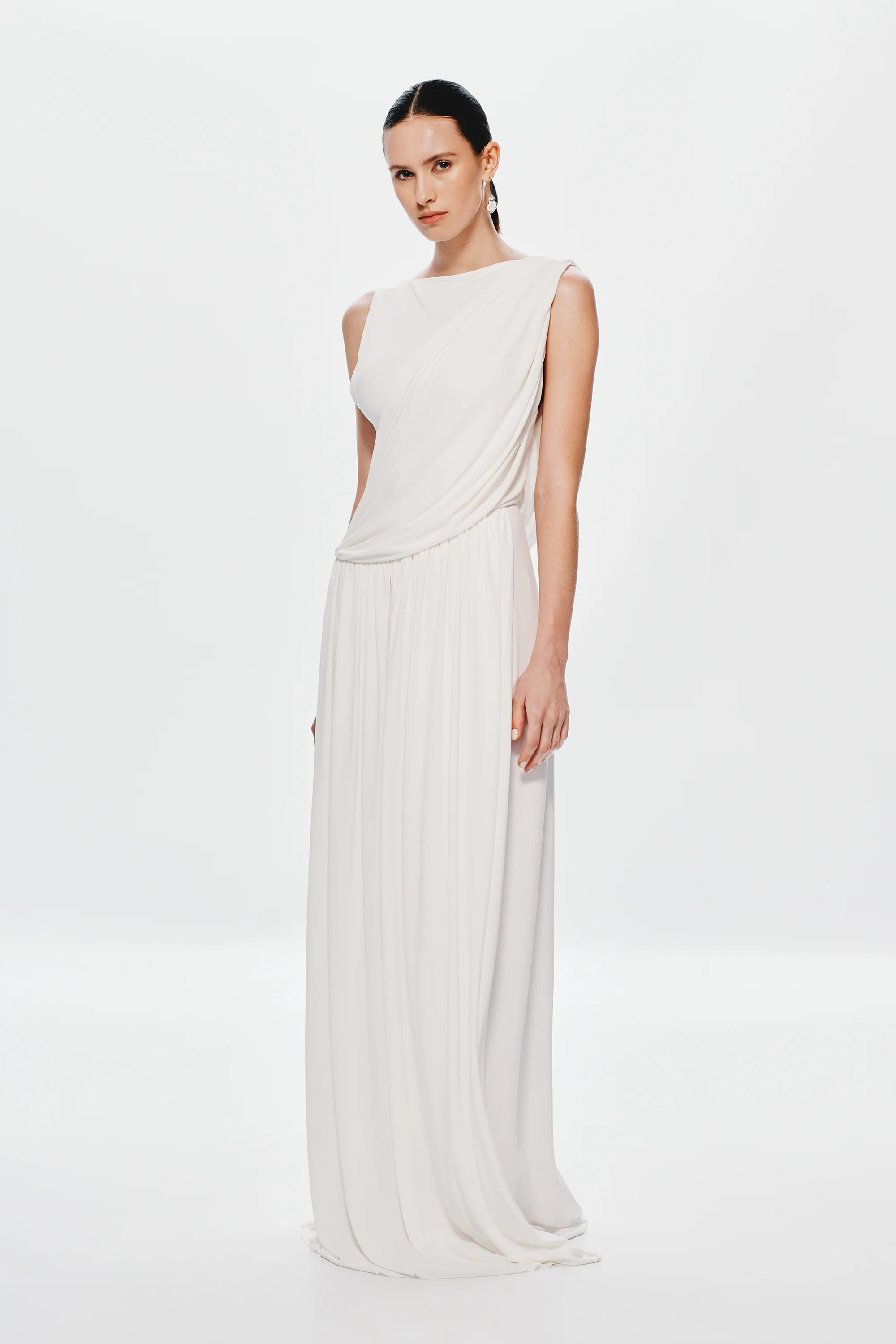 THE WATERFALL CUPRO DRESS - Image 6